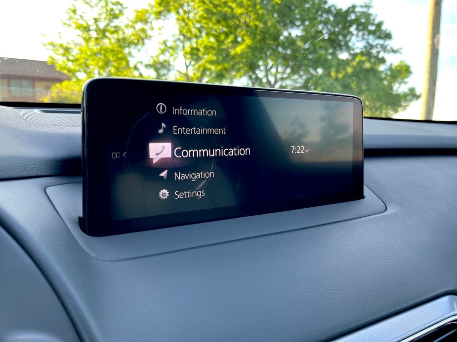 2022 Mazda CX-9 infotainment screen