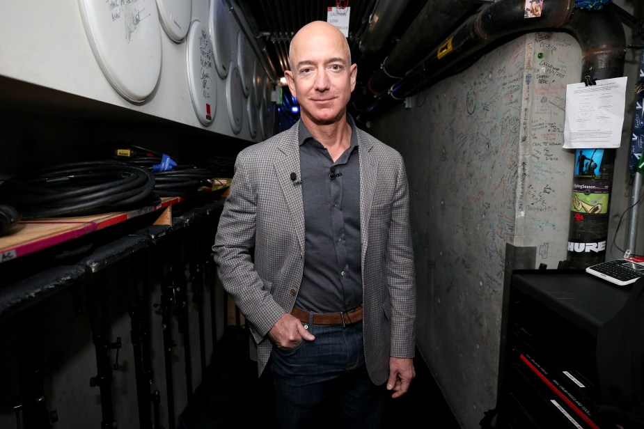 Jeff Bezos, pictured here, has many cars, including a 1997 Honda Accord