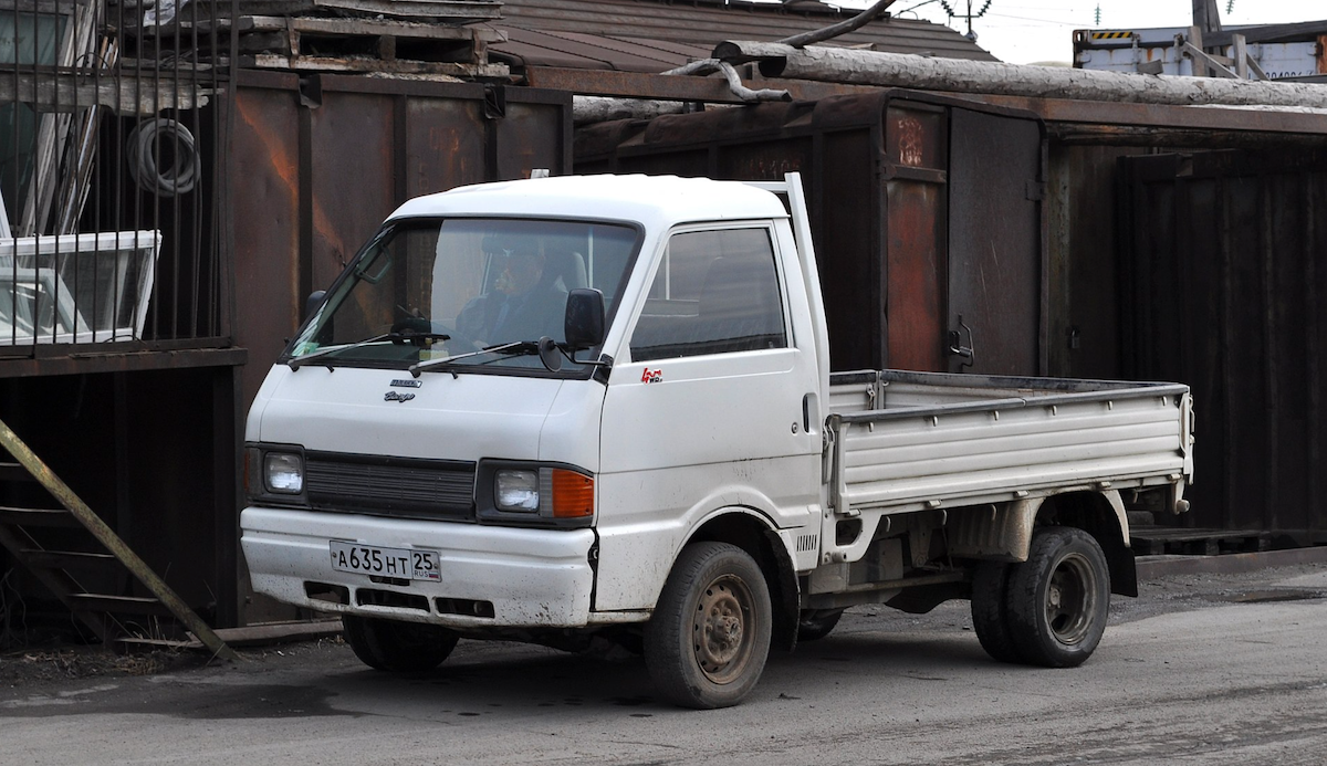 Kei truck in white