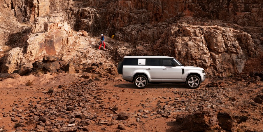 2023 Land Rover Defener 130 in silver