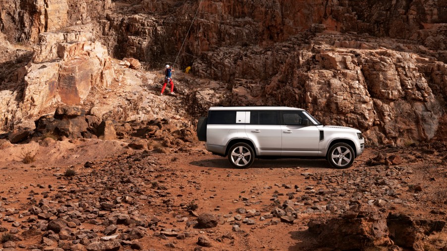 2023 Land Rover Defener 130 in silver