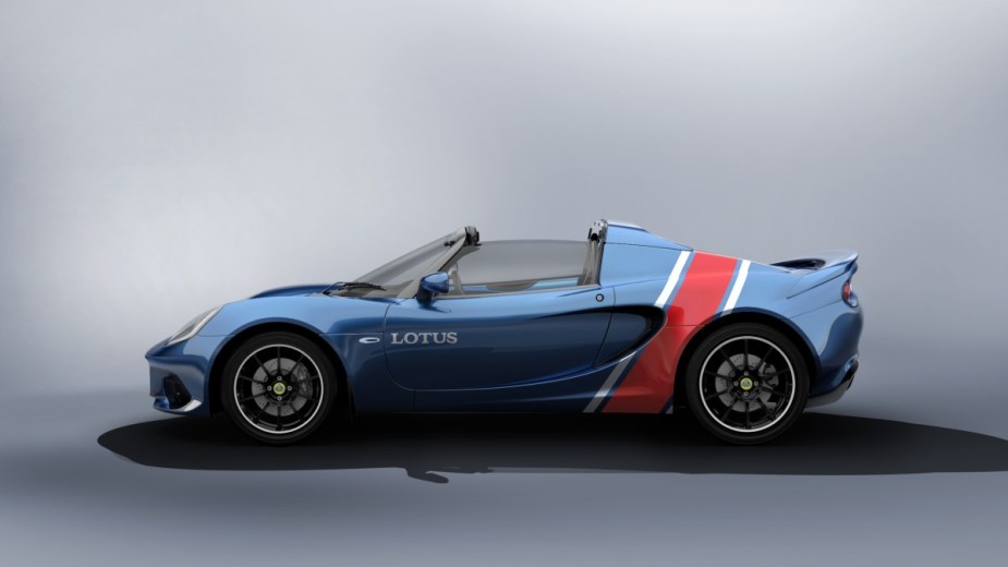 a lotus elise sport 220 heritage edition, an ode to lotus' past