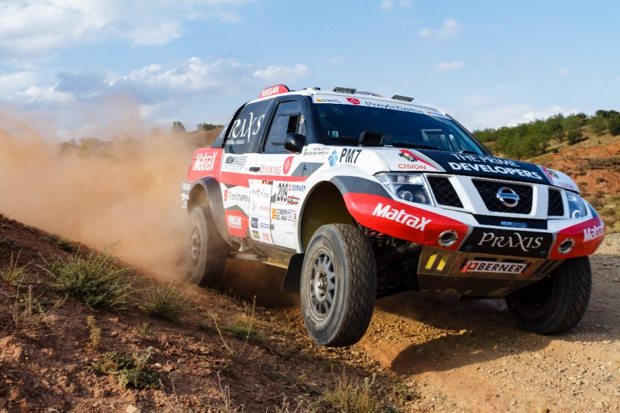 An off-road version of the Nissan Navara