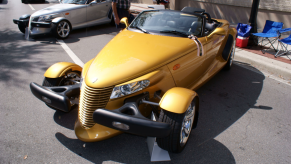 A Plymouth Prowler in Gold