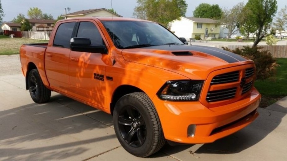 This Ram 1500 Ignition Orange was a rare and interesting truck