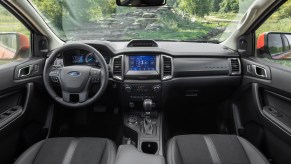 2022 Ford Ranger interior in grey