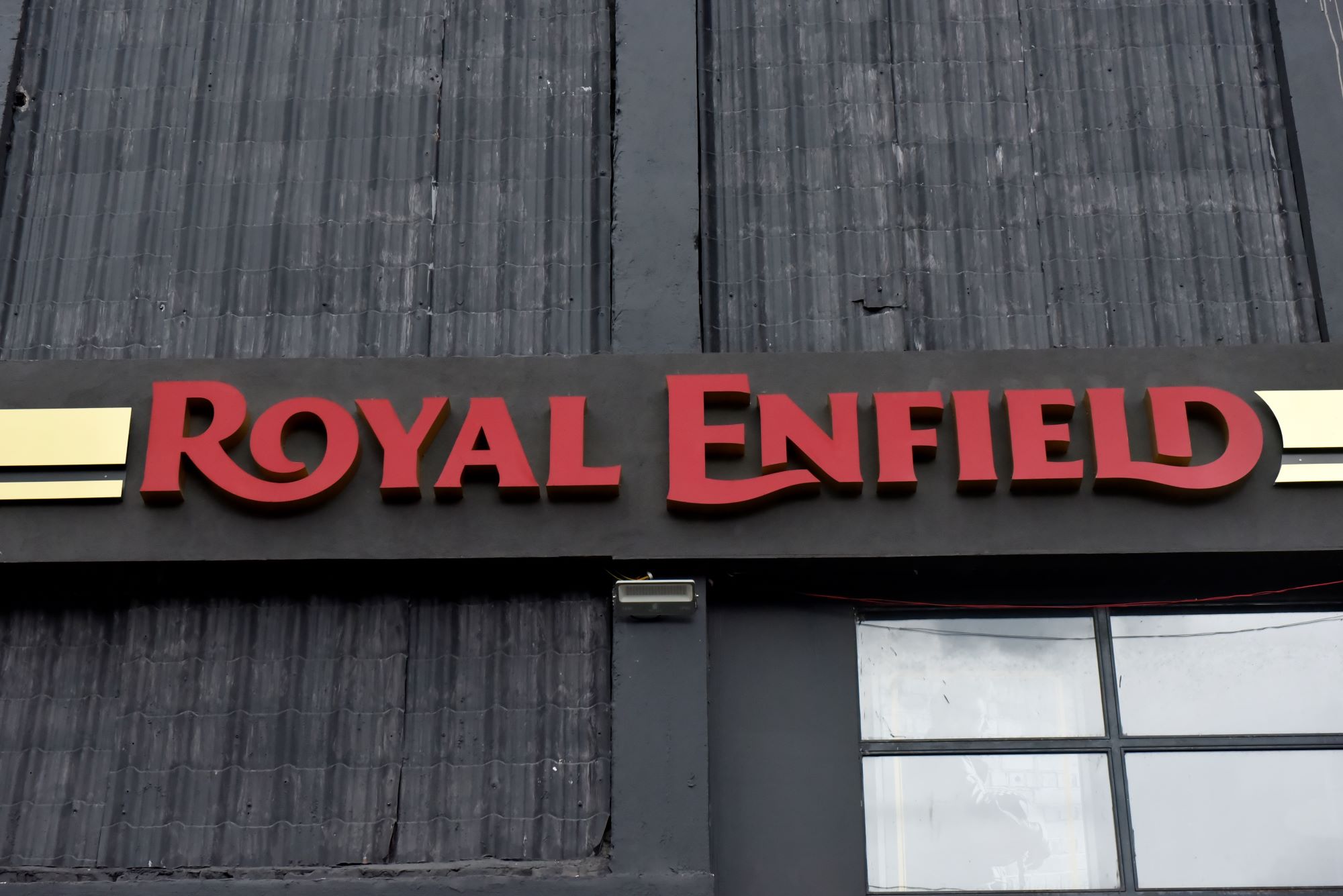 A Royal Enfield building.