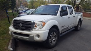 A mid-size truck, the Suzuki Equator shared its DNA with the Nissan Frontier