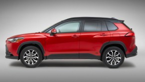 A 2023 Toyota Corolla Cross Hybrid.