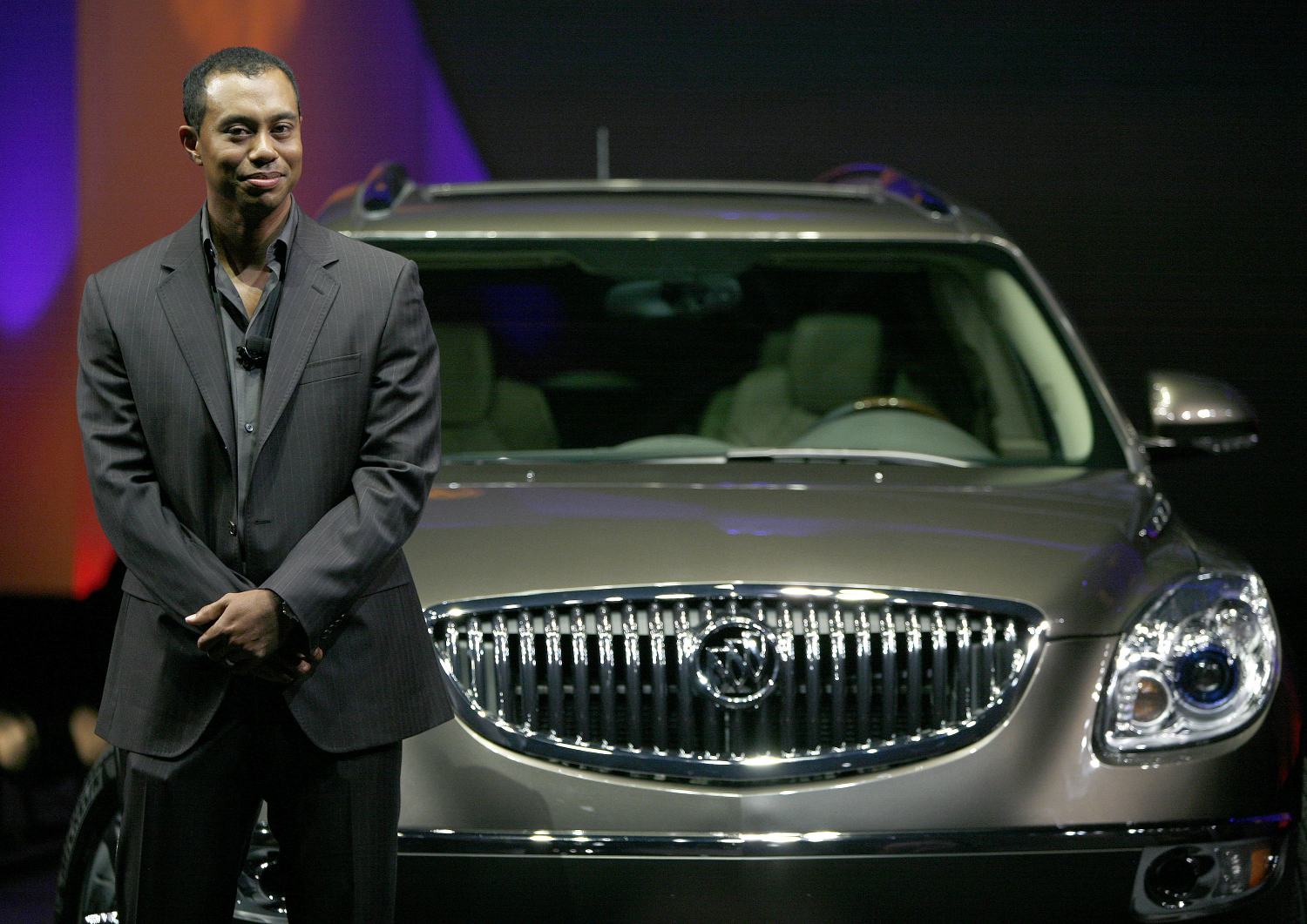 Tiger Woods luxury car collection included a Buick Enclave