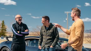 Dax Shepard, Rob Corddry, and Jethro Bovingdon for Top Gear America Season 2