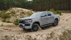 2023 Volkswagen Amarok in off-road testing