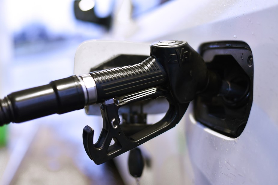 Spilling gasoline on your car after pumping gas can ruin your car's paint.