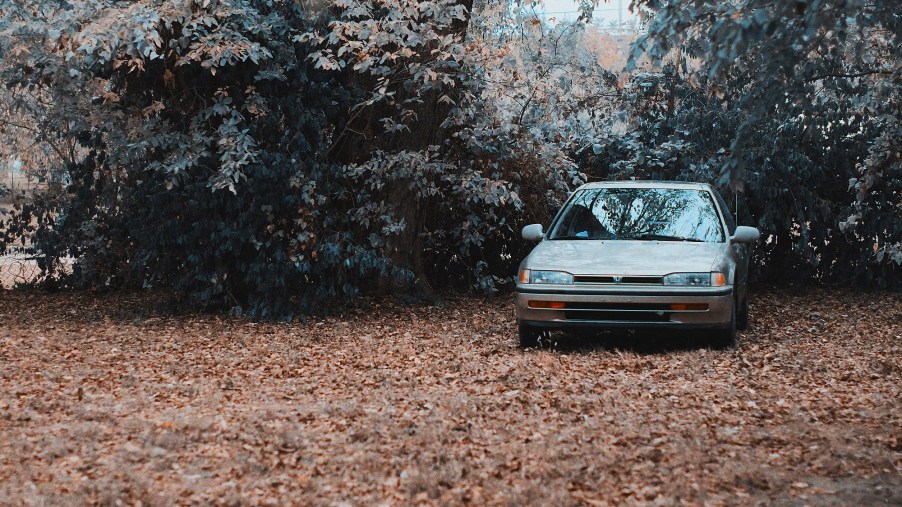 Jeff Bezos drives a 1997 Honda Accord, not unlike the 90s model pictured here.