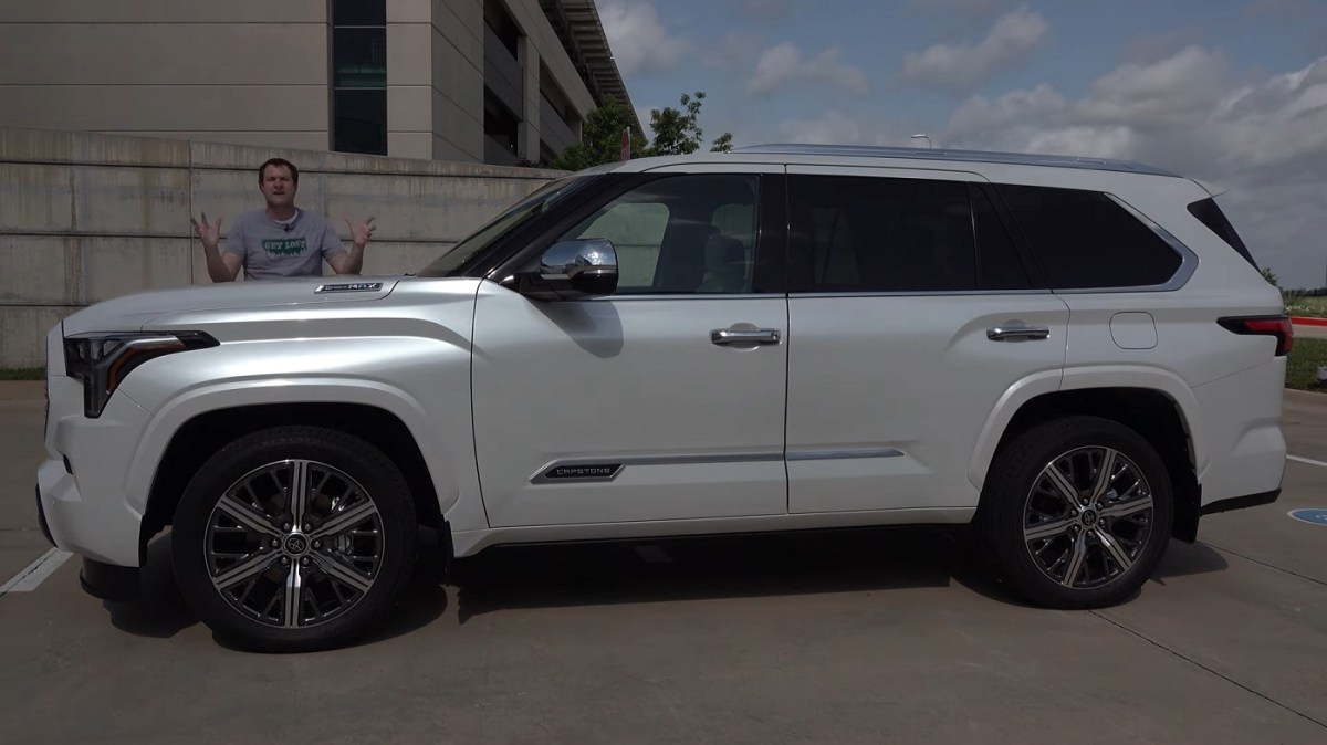 When testing the Toyota Sequoia, Doug DeMuro says "It's the best full-size SUV that I've ever driven."