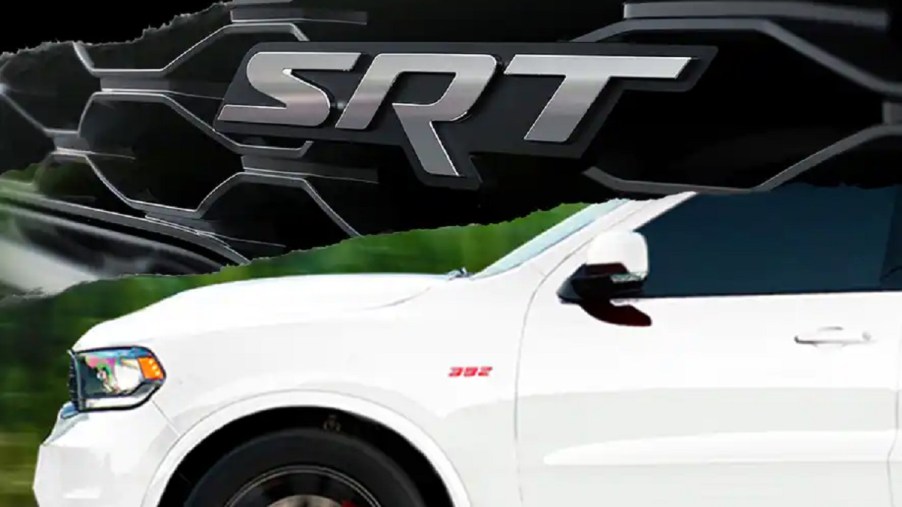 A white 2022 Dodge Durango SRT 392