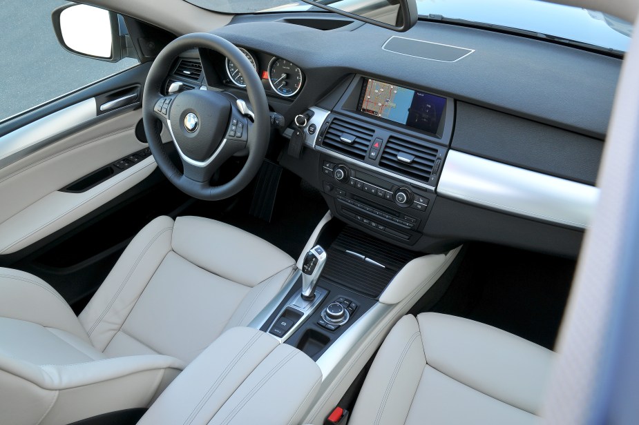 2023 BMW X6 Hybrid interior with heated seats. 