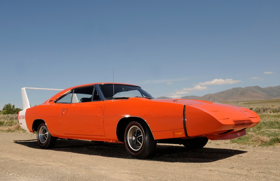 The 1969 Dodge Charger Daytona is the inspiration for SpeedKore's mid-engine Charger Daytona concept.