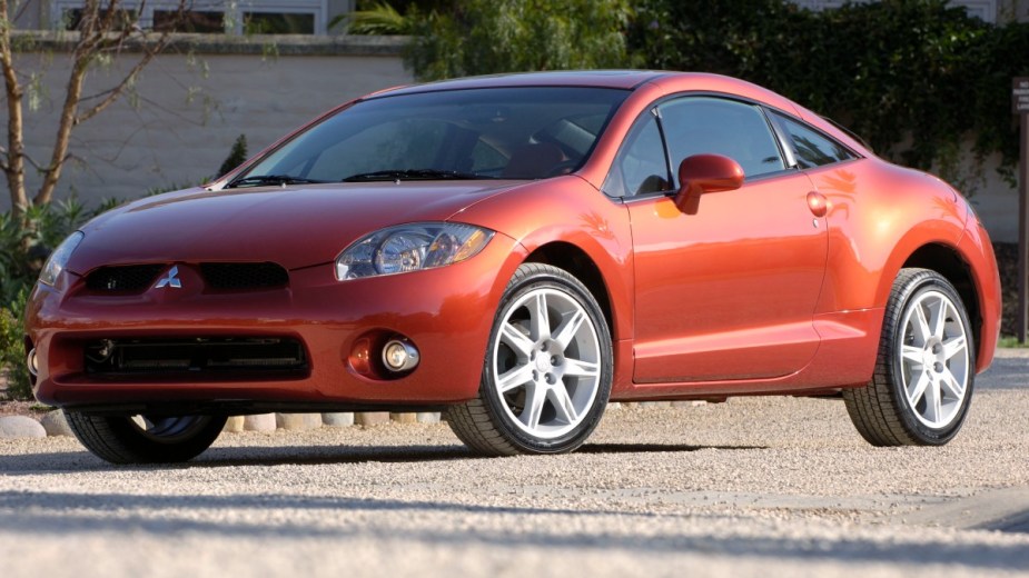a 2007 mitsubishi eclipse gt, a fun-to-drive coupe that is one of the fastest models available