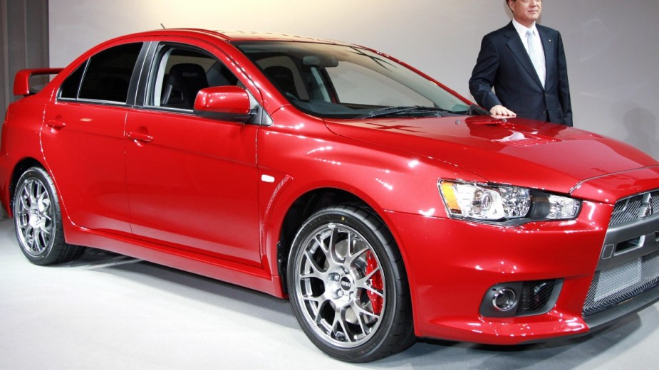 the 2007 mitsubishi lancer evolution x, a sporty sedan that marked the end of the of this classic model
