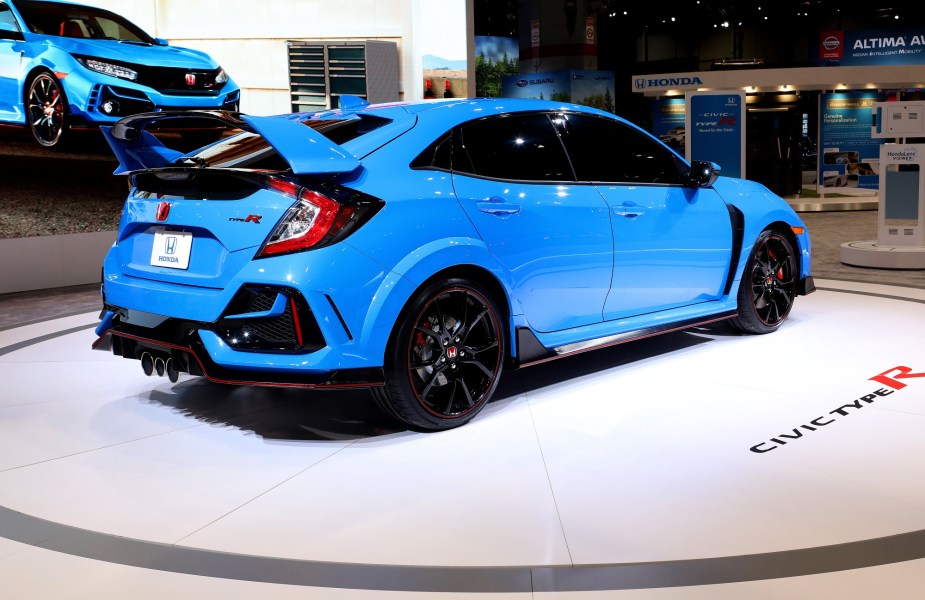 A 10th generation Honda Civic Type R looks quite different from the new 2023 model. 