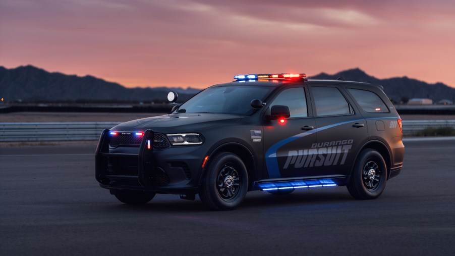 stolen police suv, Dodge Durango Pursuit