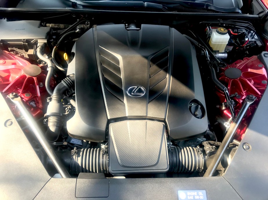 2021 Lexus LC 500 V8 engine