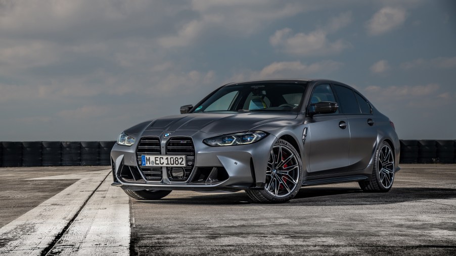 The 2022 BMW M3 tops the list of the cheapest luxury cars with performance credentials.