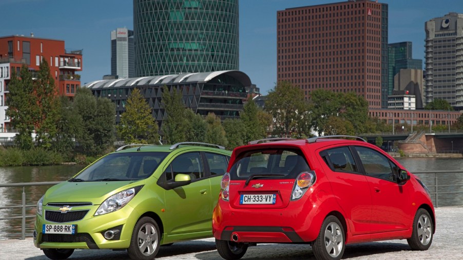 The Chevrolet Spark, like the Nissan Versa, is a good cheap car choice to combat the likely recession.