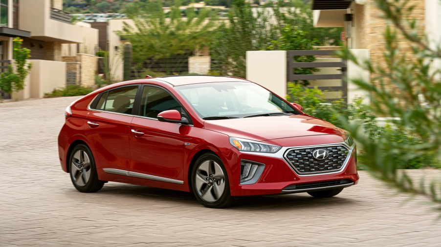 Hybrid costs can be cut down by buying a hybrid with low cost to own, like the Hyundai Ioniq Hybrid