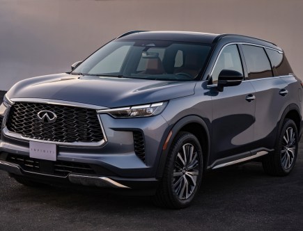 The 2022 Infiniti QX60 Takes an Appallingly Long Time to Brake to a Stop on Wet Roads