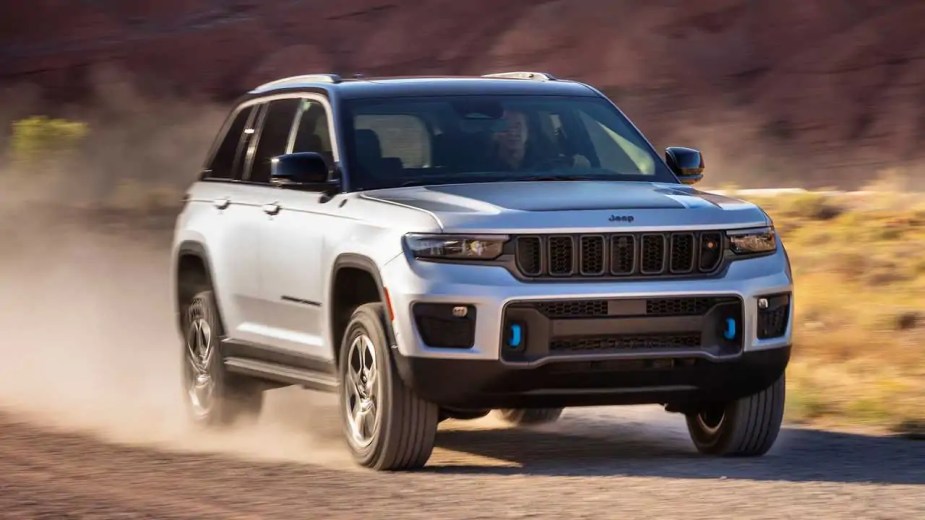 The 2022 Jeep Grand Cherokee 4xe Trailhawk off-roader