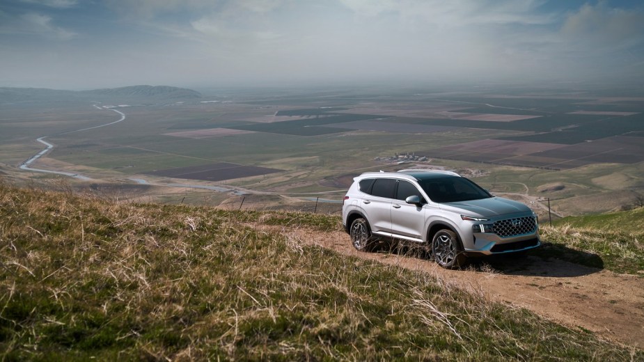 As a PHEV, the 2022 Hyundai Santa Fe shows off its capability