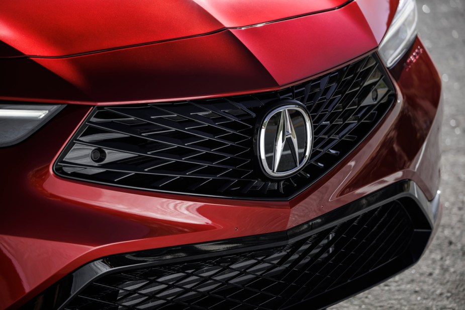 A view of the 2023 Acura Integra front end