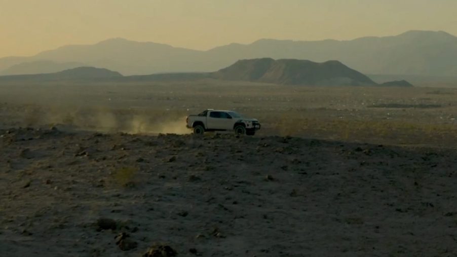 2023 Chevy Colorado in the desert