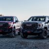 Two 2023 GMC Sierra AT4X AEV models