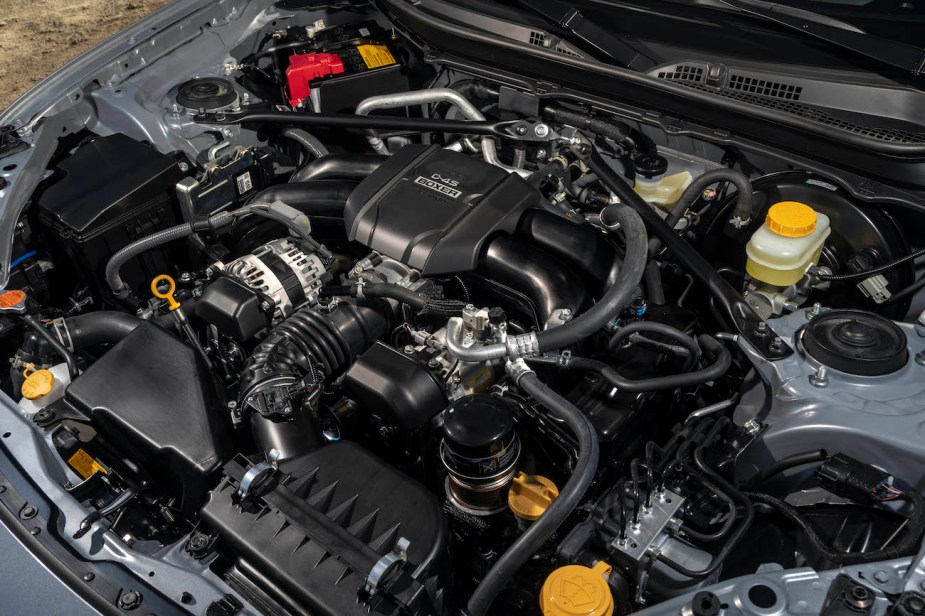 2023 Subaru BRZ engine shot