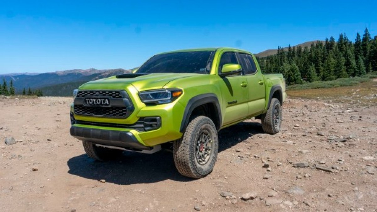 2023 Toyota Tacoma in Electric Lime Paint