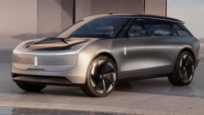 A gray 2025 Lincoln Star concept.