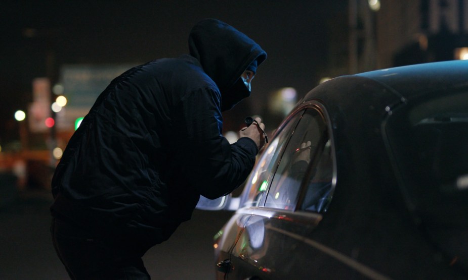 A Thief Considering Stealing a Car