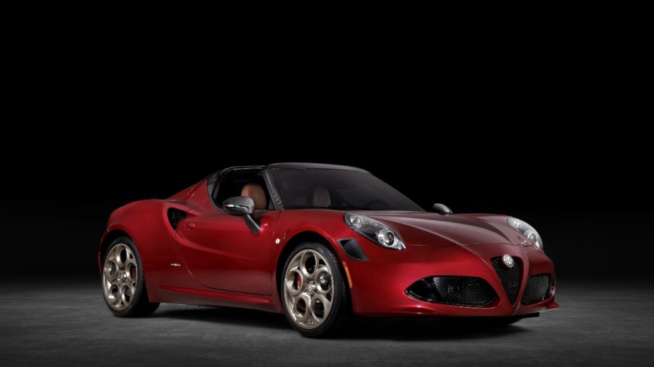 the alfa romeo 4c spider, a sporty and fun to drive coupe that is plenty of fast
