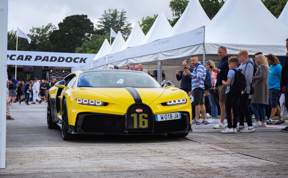 The Bugatti Chiron Pur Sport at the Goodwood Festival of Speed 2021