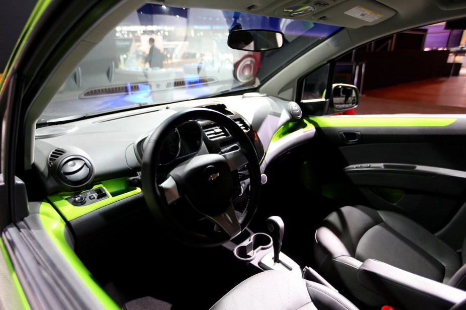 2015 Chevrolet Spark interior.