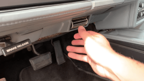The crotch cooler vent on a Buick Grand National