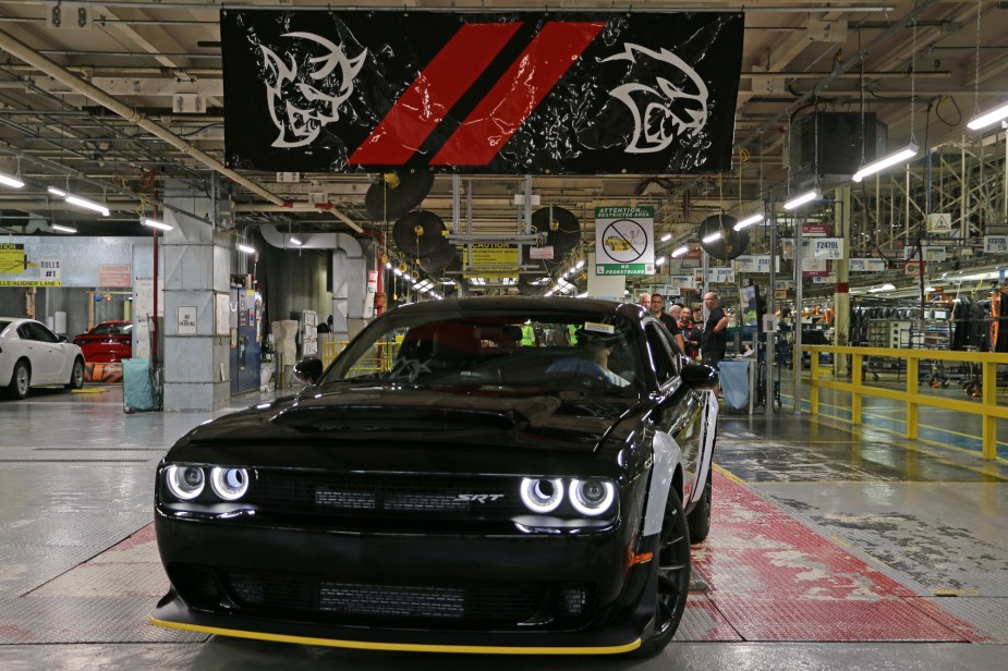 There is a black Dodge Demon for sale in Cincinnati, Ohio, like this one.