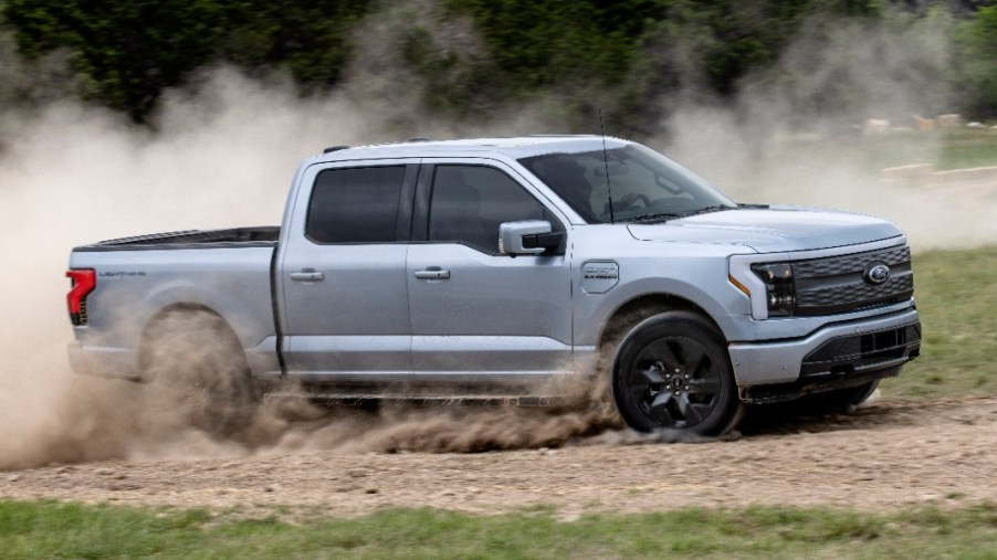 2023 Ford F-150 lariat in the diryt