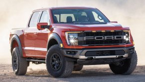 The 2022 Ford F-150 Raptor off-roading