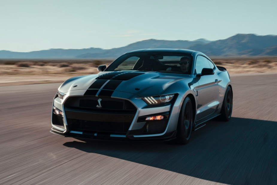 2020 Ford Mustang Shelby GT500 in silver