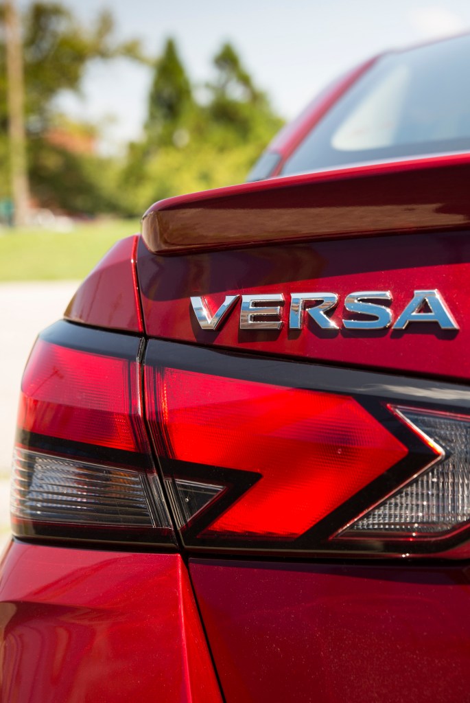The Nissan Versa badge will likely carryover to the next model year.