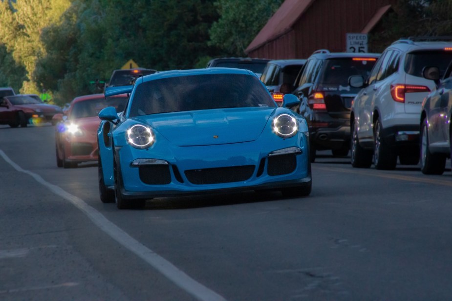 The Porsche 911 is a familiar sight at the Tour de Force.